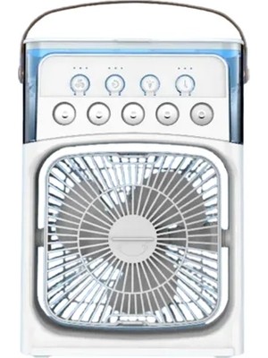 Aydogan's Ayd Taşınabilir 3'ü 1 Arada Mini Fan | Nemlendirici + Soğutucu + Gece Lambası Yeni Nesil
