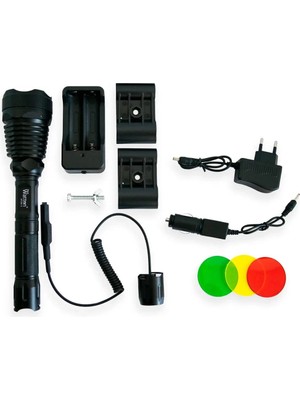 Royaleks Orjinal 800 Lümen T6 Özel Avcı Feneri WT-205