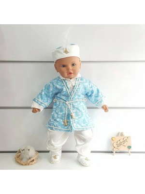 Bebegen Yeni Şehzade Bebek Mevlüt Takımı Mavi