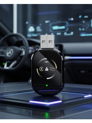 Astraltech Kablosuz Carplay ve Android Auto Adaptörü Tak Çalıştır Kullanım