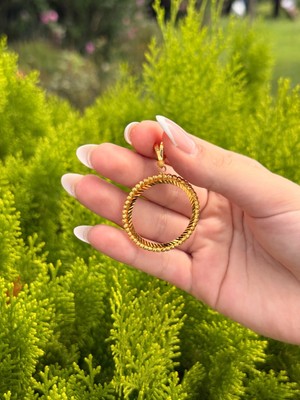 Topaloğlu 8 Ayar Altın Tam Kolye Ucu Hediyelik 3.85 gr