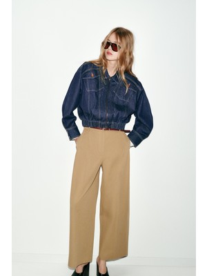Allbucks Zara, Z1975 Denim Bomber Ceket ABZRA00008