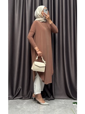 Yanları Yırtmaçlı Sandy Tunik