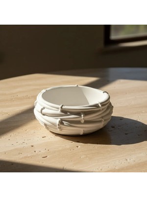 Canseb Elegance 11CM | Kuş Yuvası Anahtarlık & Takı Tabağı & Şekerlik - Premium