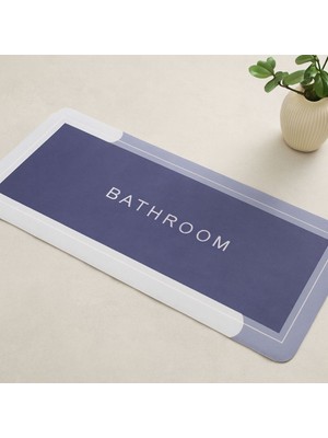 Hace Bazaar Dikdörtgen Su Emici Banyo Paspası 116 x 37.5 cm (Elastik) -Hcb