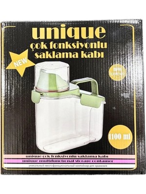 Akıllı Bayi Çok Fonksiyonlu Saklama Kabı 1100 ml