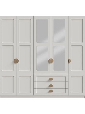 Aydınev Atlantik Mdf 5 Kapaklı Dolap