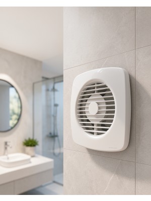 Azrlya Ev Tipi Dekoratif Aspiratör 16 W 180 M³/h Banyo Mutfak Wc Havalandırma Çözümü