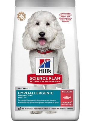1001 Hypo-Allergenic Somonlu Orta Irk Yetişkin Köpek Maması 2.5 kg