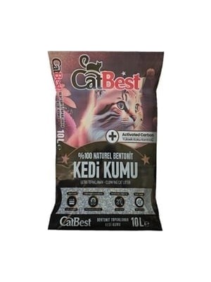 / Catbest Aktif Karbon Kedi Kumu 10 Lt 1 Adet