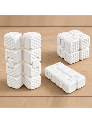 Sepetzone Fidget Küp Zincir 8 cm - Stres Küpü - Fidget Oyuncak