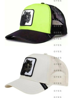 Gyes Spor Hayvan Figürlü Şapka Unisex 2'li Takım Arkadan Ayarlanabilir