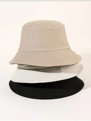 Gyes Unisex Bucket Balıkçı Şapka 3'lü Set