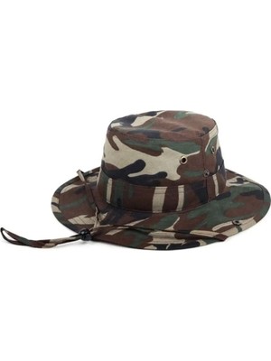 Gyes Unisex Safari Fötr Şapka Yazlık Katlanabilir Ince Nesef Alan Kumaşdan Yapılmıştır