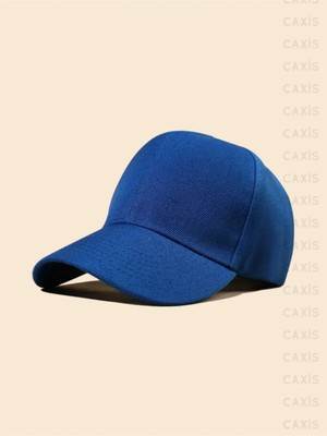 Gyes Koyu Mavi Spor Şapka Unisex Arkası Cırtlı Ayarlanabilir