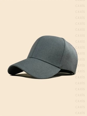 Gyes Antrasit Spor Şapka Unisex Arkası Cırtlı Ayarlanabilir