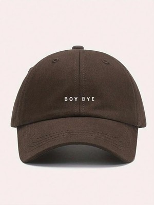 Gyes Boy Bye Baskılı Spor Sapka Unisex Ayarlanabilir Cırtlı Şapka Orijinal Cap