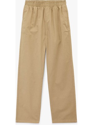 Koton Gabardin Camel Erkek Çocuk Pantolon 6SKB40117TW