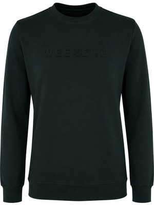 Trender Weekend Gofre Yeşil Erkek Sweatshirt 2003