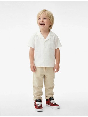 Koton Basic Bej Erkek Bebek Pantolon 6SMB40035TW