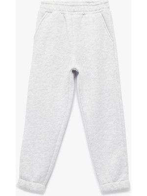 Koton Basic Jogger Gri Kız Çocuk Eşofman Altı 7WKG40015AK