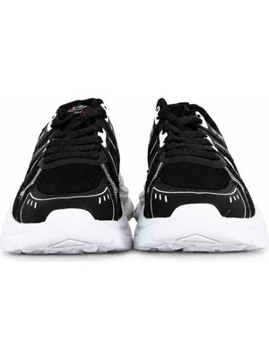 Trender Wanderfull Siyah - Beyaz Erkek Sneaker 4338