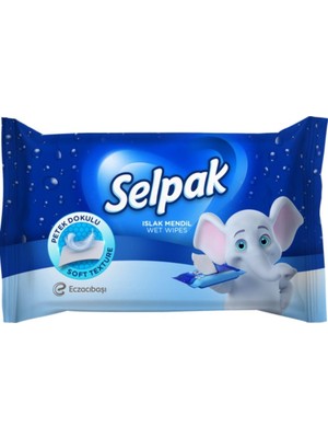 Selpak Klasik Islak Cep Mendili 3'lü