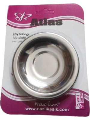 Royaleks 6'li Metal Çay Tabağı