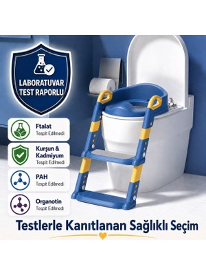 Brf Store Acanticaret Çocuk Merdivenli Klozet Adaptörü Yükseklik Ayarlı Pratik Tuvalet Eğitici Klozet Oturak M