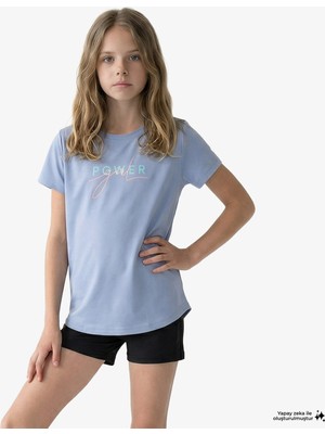 Energetics Cecib Çocuk Mavi Günlük T-SHIRT.559