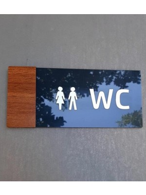Brf Store Acanticaret Wooden Serisi Wc Yönlendirme Tabelası