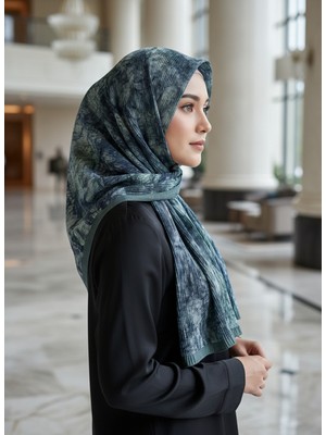 Cappio Craft Müslüm, Floral Çiçek Desenli Bürümcük Şal – Zarif, Kaymaz, Terletmez ve Rahat Kullanım 75 x 200 cm