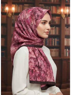 Cappio Craft Müslüm, Floral Çiçek Desenli Bürümcük Şal – Zarif, Kaymaz, Terletmez ve Rahat Kullanım 75 x 200 cm