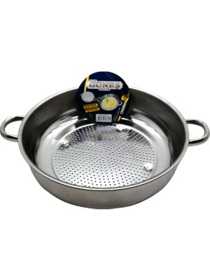 Store No-2 - 28CM Basık Süzek Metal Süzgeç