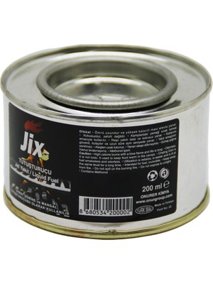 Store Jix Tutuşturucu 200ML Teneke Jel Yakıt