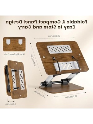 Esranın Dünyası Açısı Ayarlanabilir Katlanabilir Tablet ve Kitap Okuma Standı