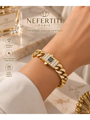 Nefertiti Paris Xuping 14K Altın Kaplamaçelik Bileklik