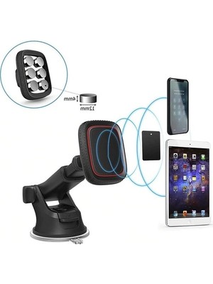 Esranın Dünyası 360° Dönen Mıknatıslı Telefon Tutucu - Tüm Modellerle Uyumlu