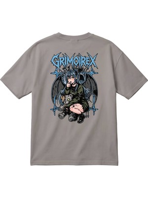 BarsDepo Grımoırex Basklı Oversize T-Shirt