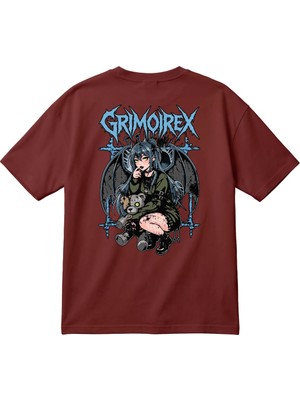 BarsDepo Grımoırex Basklı Oversize T-Shirt