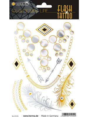 Esranın Dünyası Herma Glamour Line Flash Tattoo Elmas