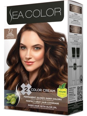 Esranın Dünyası Sea Color 7.7 Koyu Karamel Set Boya