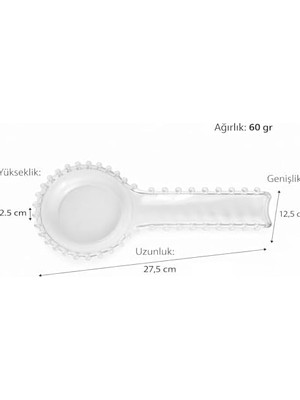 Khi-Zai Plastik Kaşıklık, Bocuklu Şeffaf Yatay Kaşık Altlığı – Tezgah Üstü Kullanıma Uygun, Hafif ve Pratik