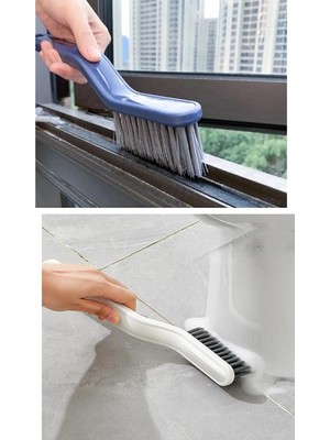 Esranın Dünyası Mobee Sökme Aparatlı Cımbızlı Banyo Temizlik Fırçası Pencere Boşluk Kazıma Fırçası Köşe Temizleme Fırçası