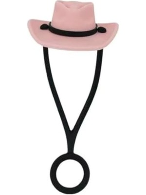 Esranın Dünyası Pembe Kovboy Şapkası Pipet Tıpası,stanley ile Uyumlu