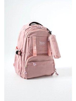 Sargınlar Kalemlikli Geniş Hacimli Çok Bölmeli Su Itici Unisex Okul ve Laptop Sırt Çantası