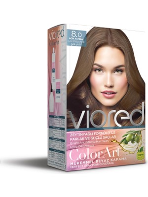 Esranın Dünyası Viored Color Art Set Saç Boyası 8.0 Açık Kumral