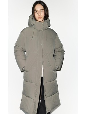 Allbucks Pull & Bear, Uzun Su Itici Şişme Kaban ABPNB00010