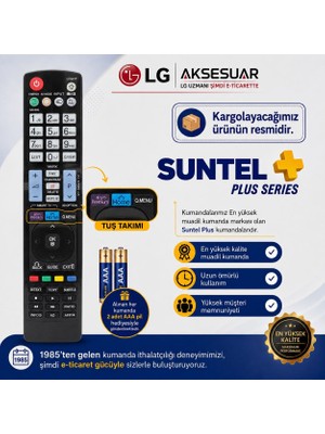 Suntel Plus LG 303-FP 1. Sınıf Muadil kumanda - Tüm LG TV’lere uyumlu.