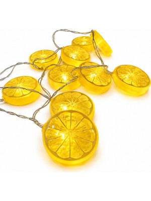 Pixxi Limon Dilimli Şerit Dekoratif LED Lamba